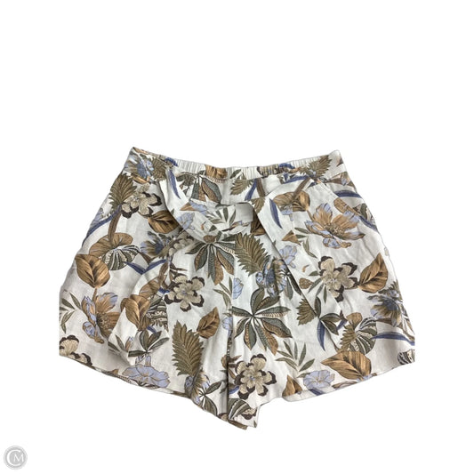 Shorts By C And C In Floral Print, Size: 10