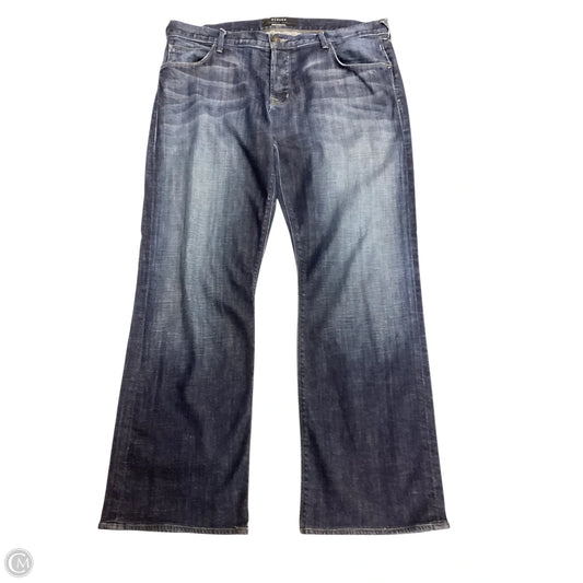 Jeans Flared By Hudson In Blue Denim, Size: 16