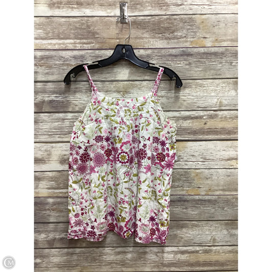Top Sleeveless By Clothes Mentor In Floral Print, Size: Xl