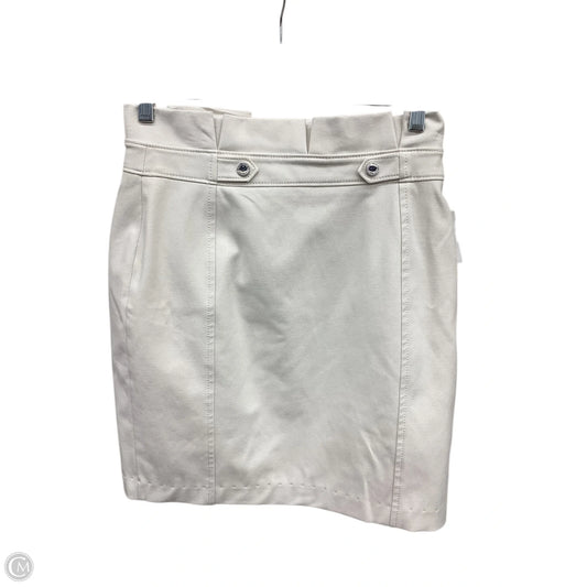 Skirt Mini & Short By White House Black Market In Cream, Size: 4