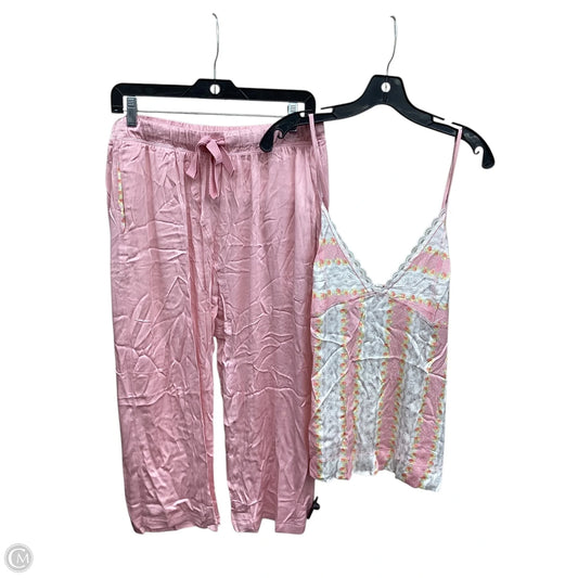 Pajamas 2pc By Free People In Pink, Size: M
