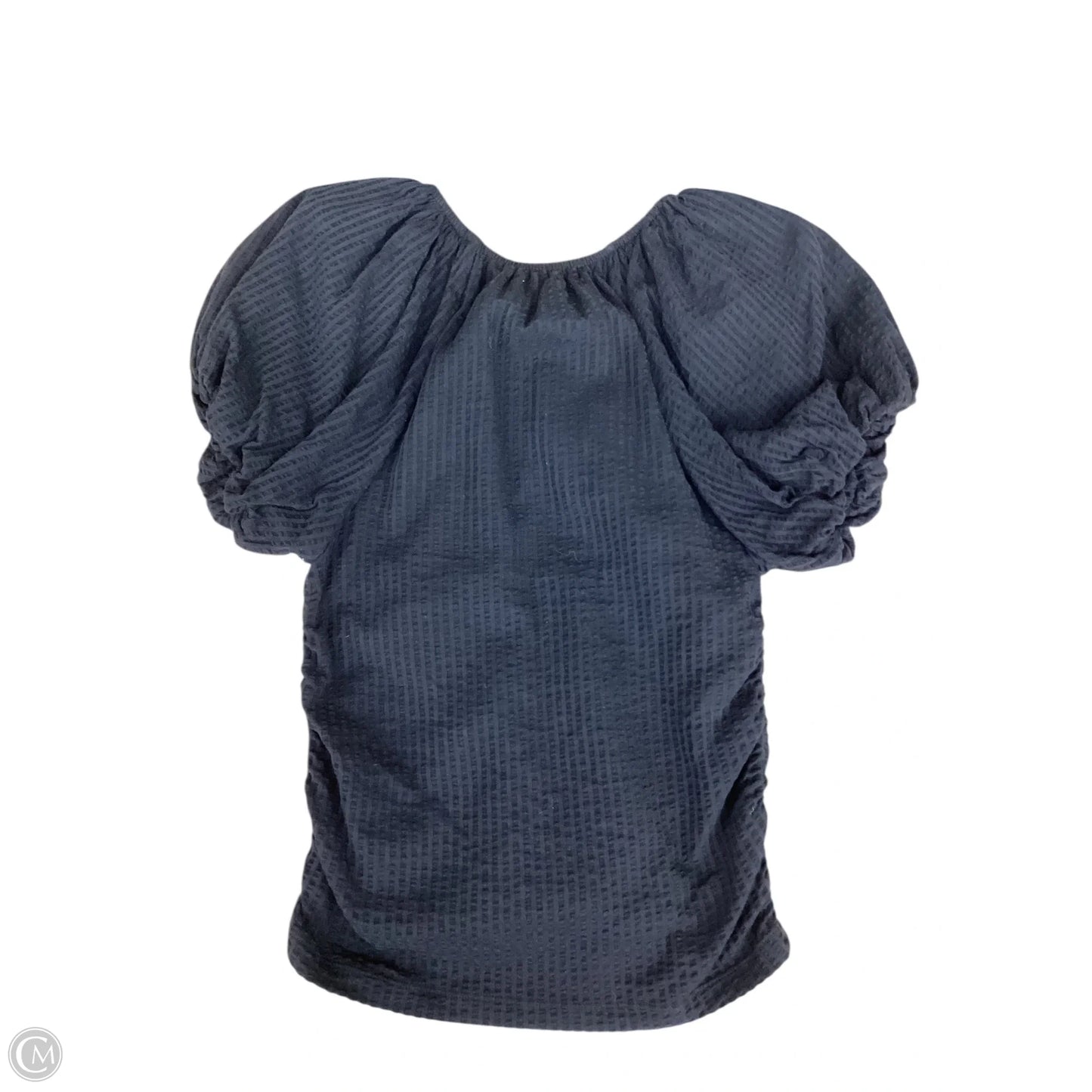 Blouse Short Sleeve By Loft In Black, Size: M