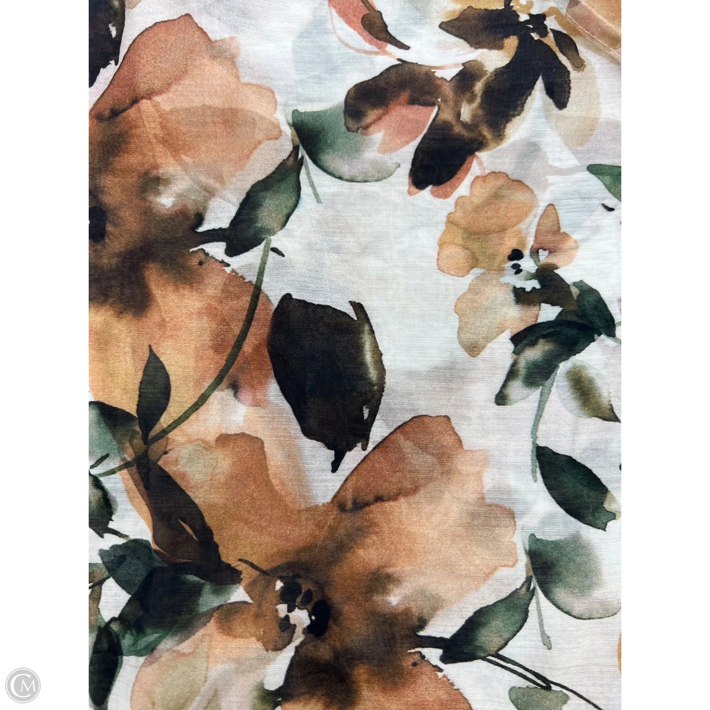 Blouse Short Sleeve By Cloth & Stone In Floral Print, Size: Xxs