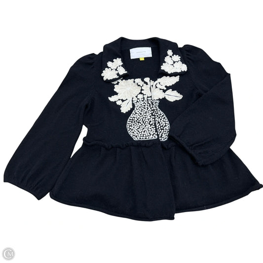 Sweater Cardigan By Leifsdottir In Black, Size: M
