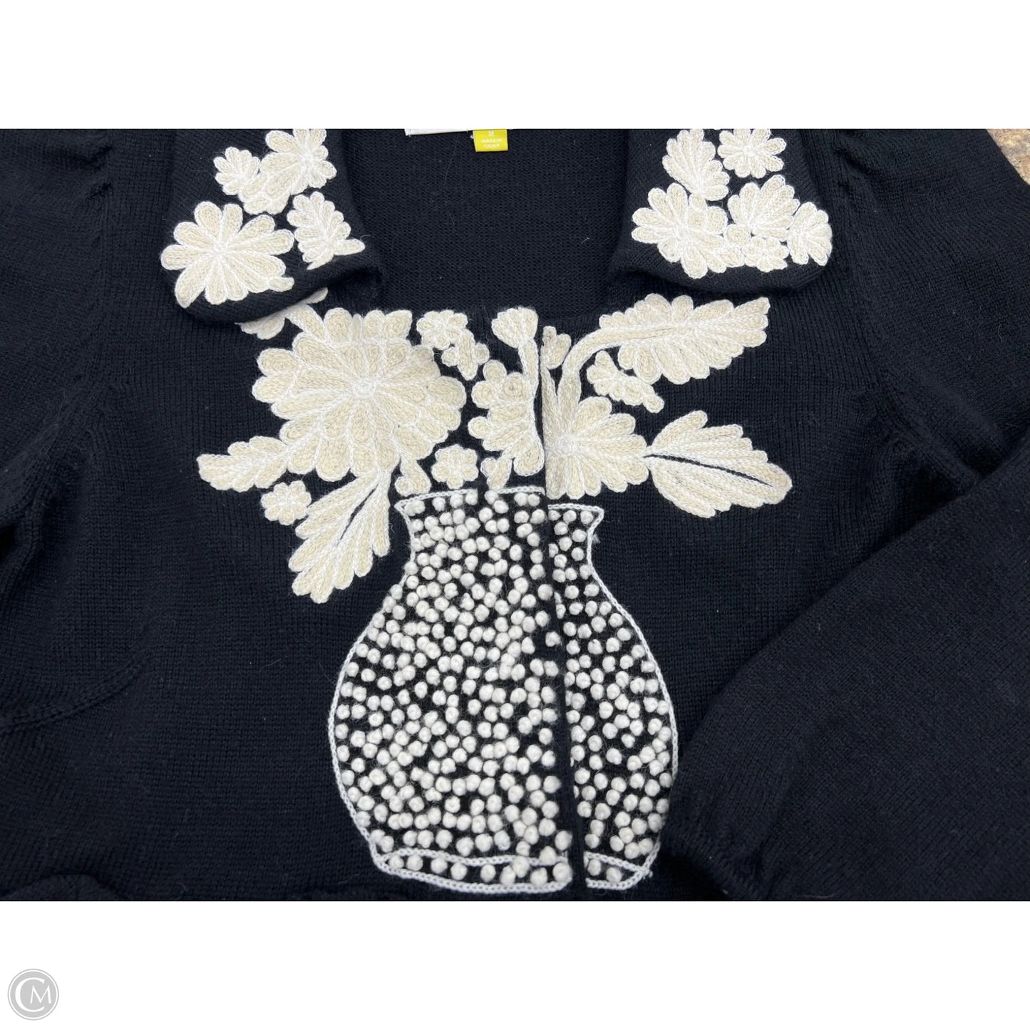 Sweater Cardigan By Leifsdottir In Black, Size: M