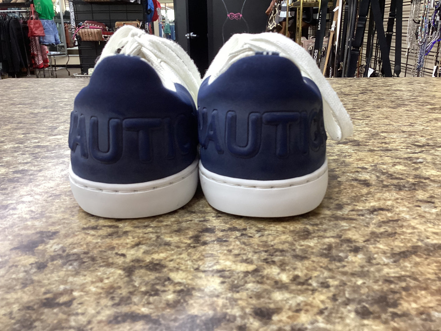 Shoes Sneakers By Nautica In White, Size: 10