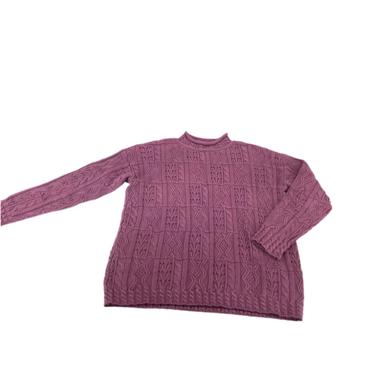 Sweater By Clothes Mentor In Red, Size: L