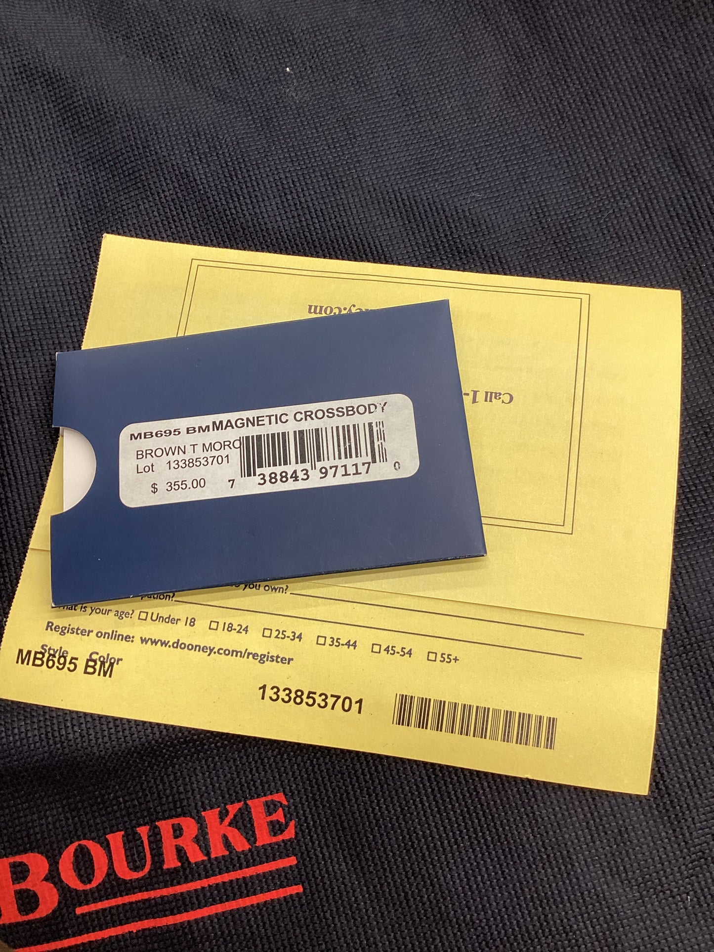 Crossbody Designer By Dooney And Bourke In Brown, Size:Medium