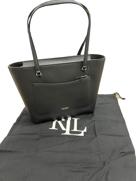 Handbag By Lauren By Ralph Lauren In Black, Size:Medium