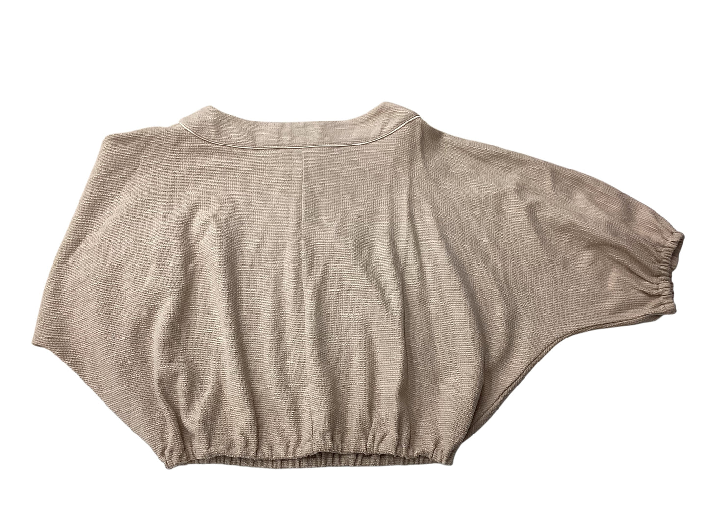 Blouse Ss By Anthropologie In Peach, Size:Xs