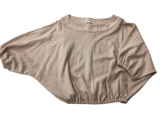 Blouse Ss By Anthropologie In Peach, Size:Xs