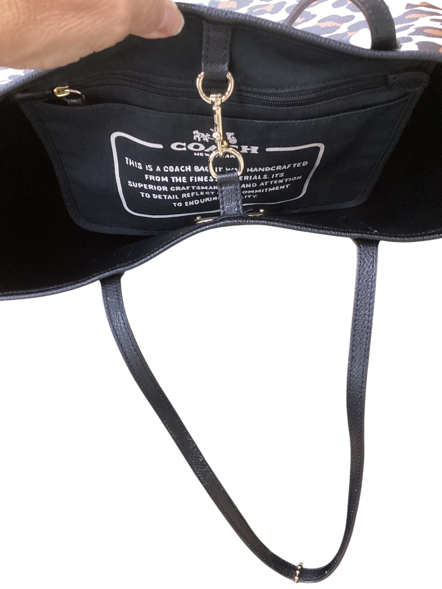 Handbag Designer By Coach, Size: Medium
