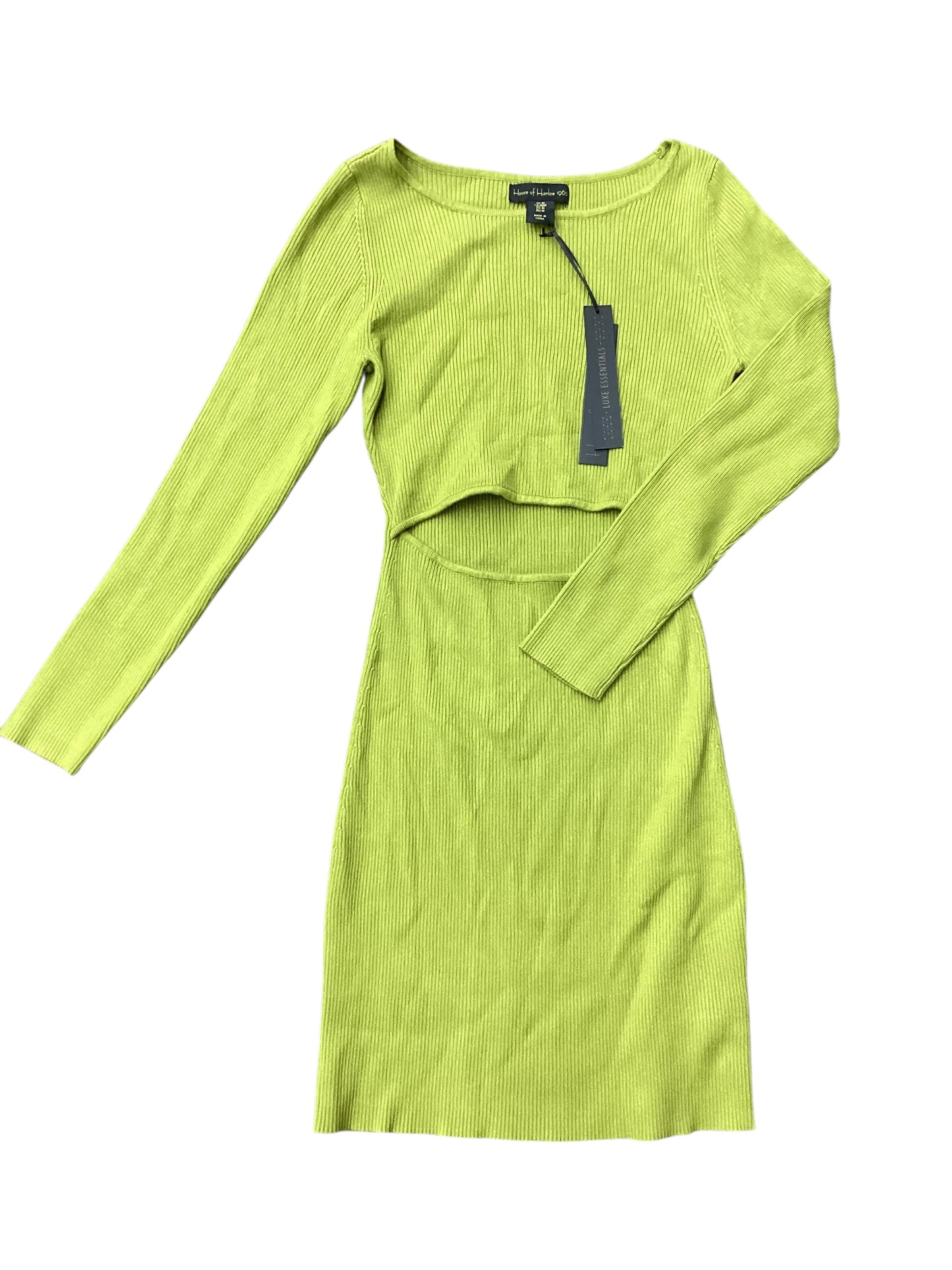 Dress Casual Short By House Of Harlow In Chartreuse, Size:M