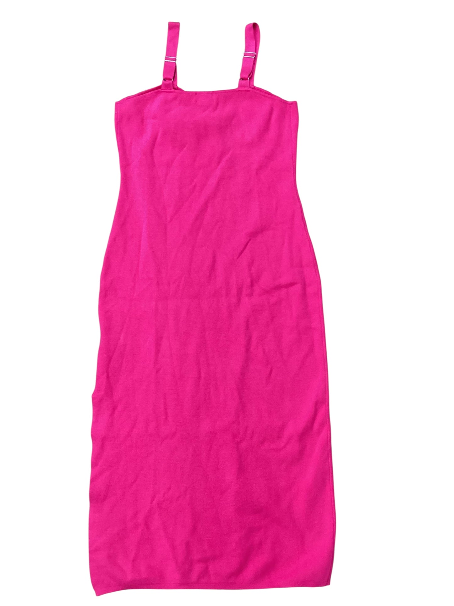 Dress Casual Midi By The Drop In Pink, Size:L